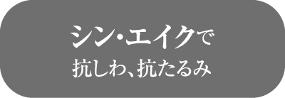 シン・エイクで抗しわ、抗たるみ